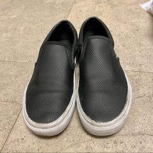 Perforated Leather Vans